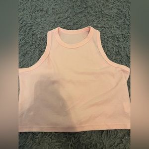 Pink Halter Crop Top
